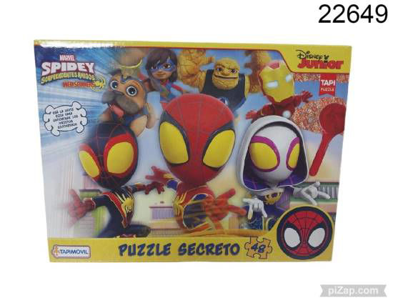 Imagen de PUZZLE SPIDEY 48 PZAS C/LUPA 1.26